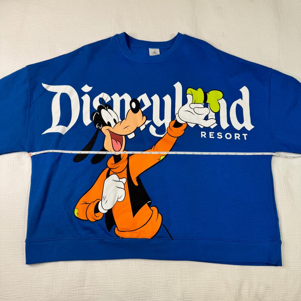 Disneyland Resort DLR Goofy Spirit Jersey Pullover Women's XL Bright Blue Royal - Picture 7 of 16
